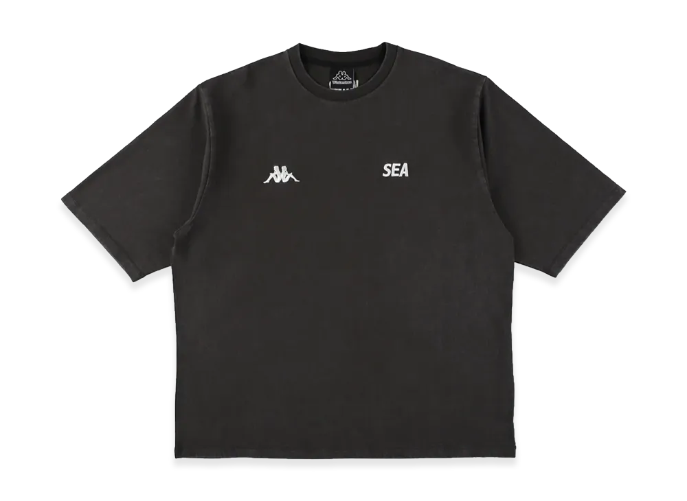WIND AND SEA x KAPPA S/S Small Logo Tee "Black"