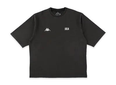 WIND AND SEA x KAPPA S/S Small Logo Tee "Black"