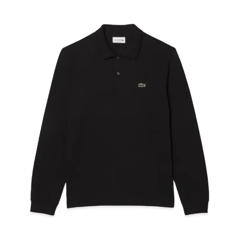 LACOSTE Original Fit Long Sleep Polo Shirt "Black"
