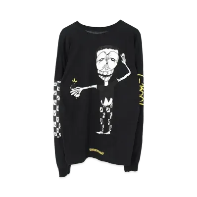 Chrome Hearts PPO Groot Matty Boy Print L/S T-Shirt "Black/White/Yellow"