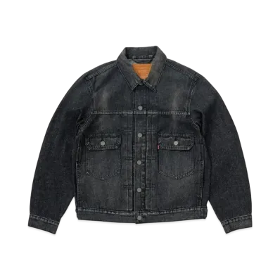 Levi's for BIOTOP Type 2 Trucker Denim Jacket "Black"