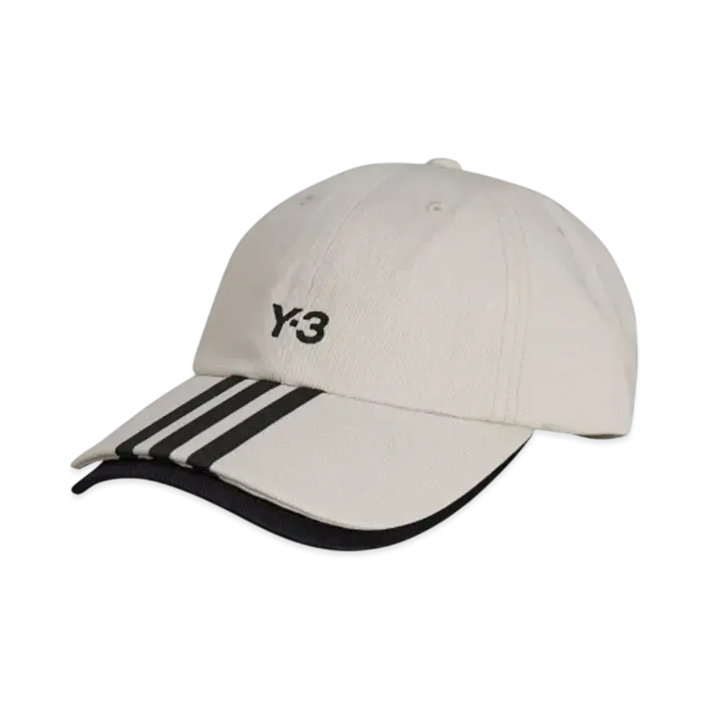 Y-3 3 Stripes Cap "Talc"