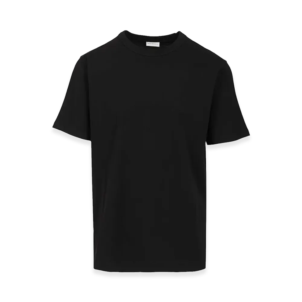 DRIES VAN NOTEN Cotton T-Shirt "Black"