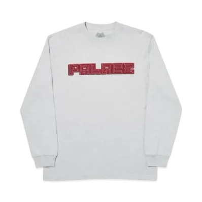PALACE Mazin Longsleeve "Grey Marl"