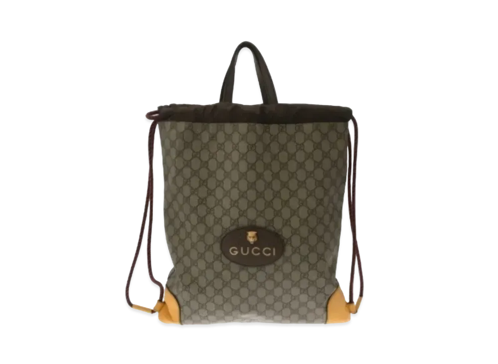 グッチ GGスプリームドローストリング バックパック リュックサック "ブラウン" 473872 K9RVT 8863