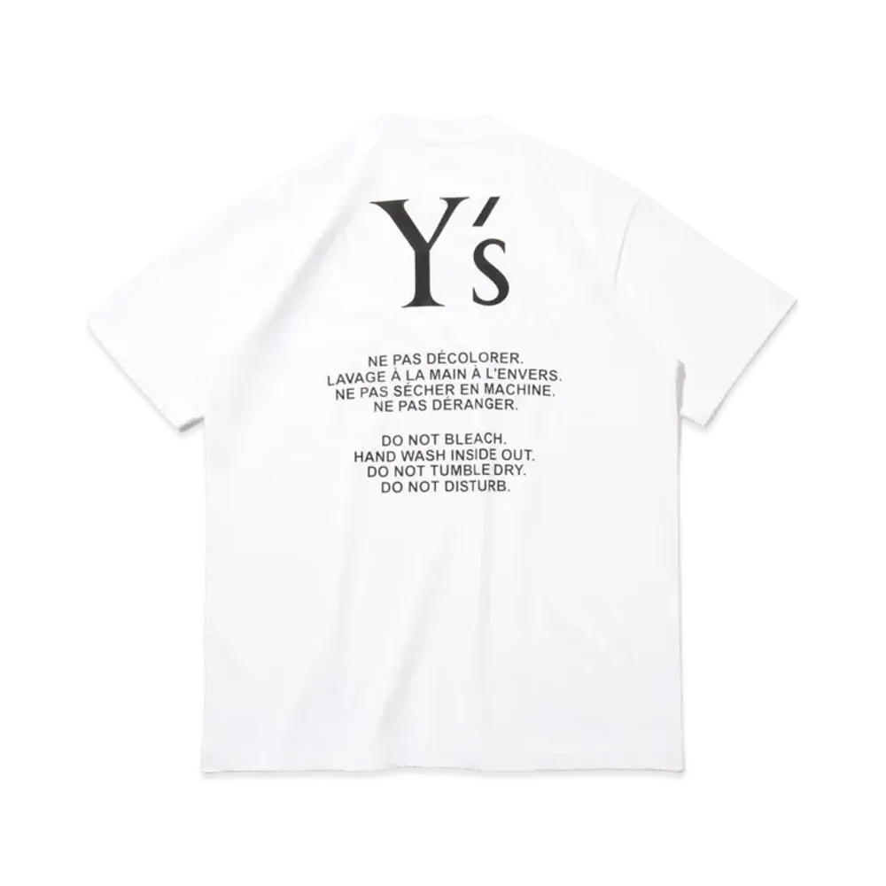 NEW ERA x Y's 24AW Short Sleeve Tee "White"