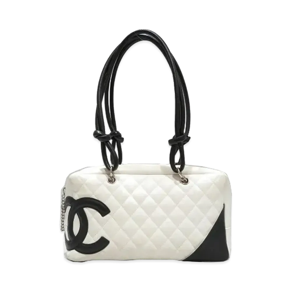 CHANEL Cambon Bowler Bag "White"