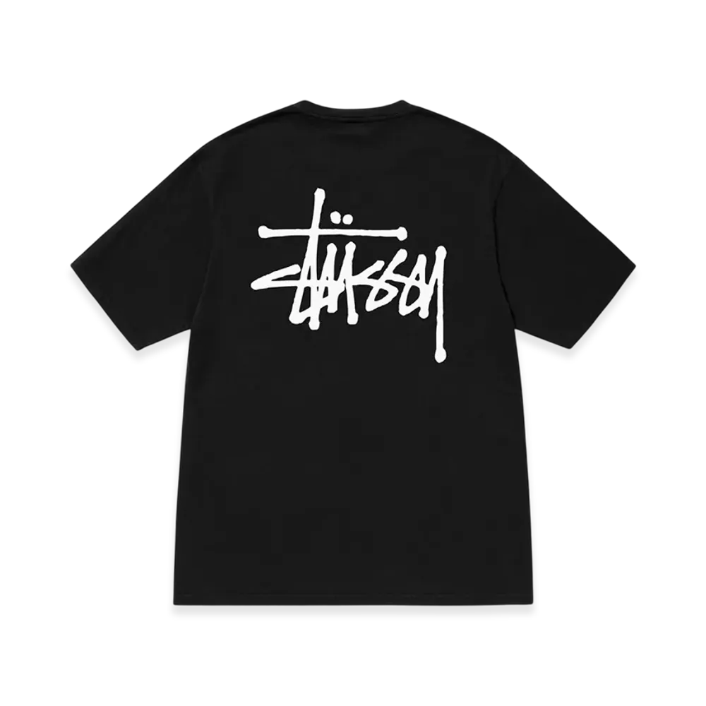 Stussy Basic Stussy Pigment Dyed Tee 2023 "Black"