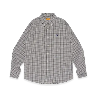 HUMAN MADE Check Bd Shirt "Navy"