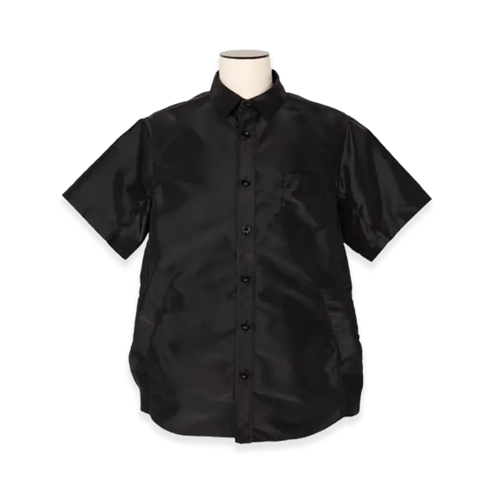 sacai Nylon Twill Shirt "Black"