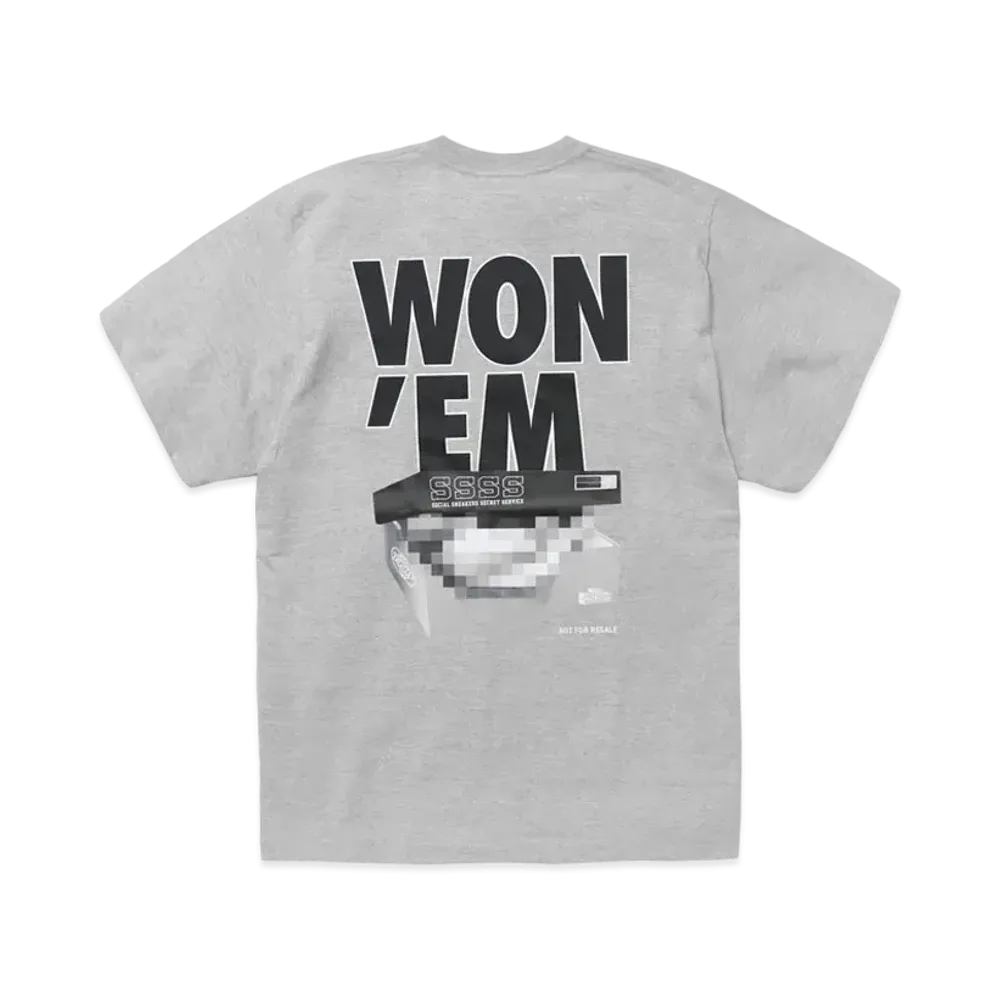 THE NETWORK BUSINESS WON`EM T-shirt "Gray" TNBC011-0055