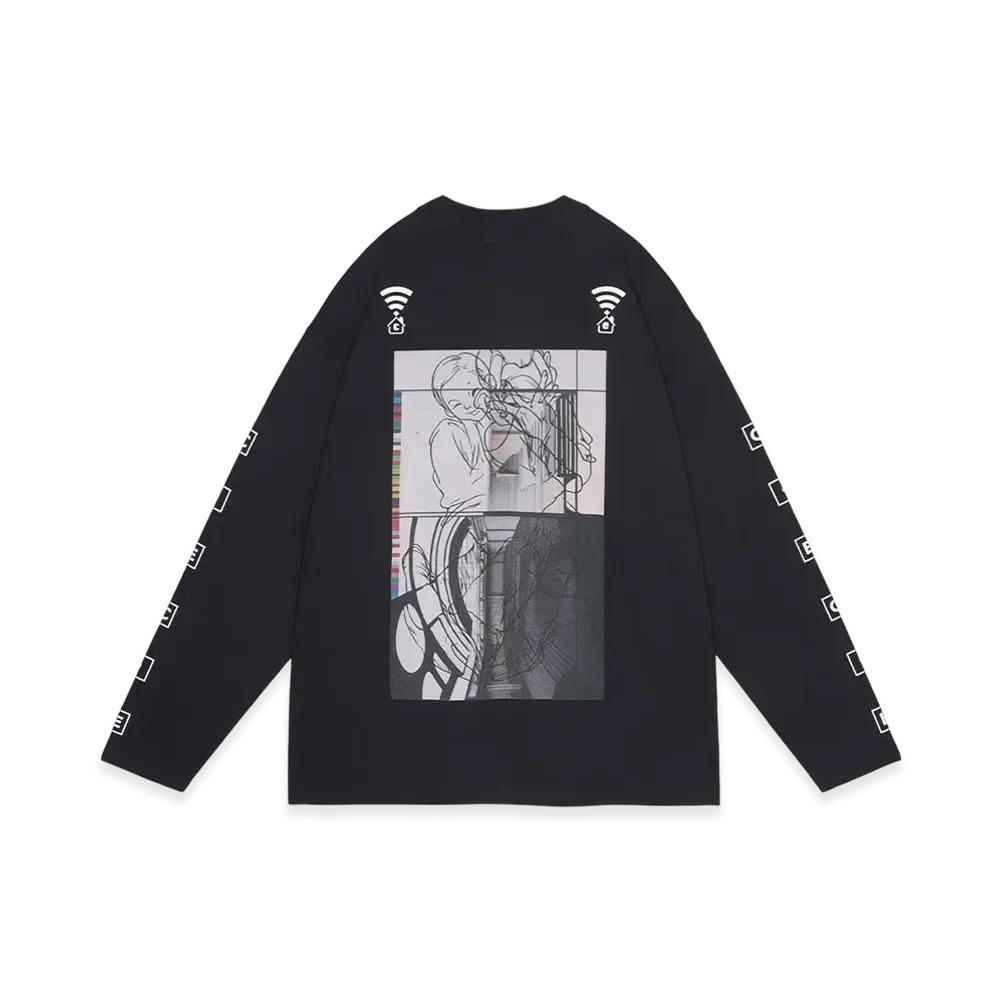 MIN-NANO x Cav Empt (C.E) Willow Long Sleeve T "Black"