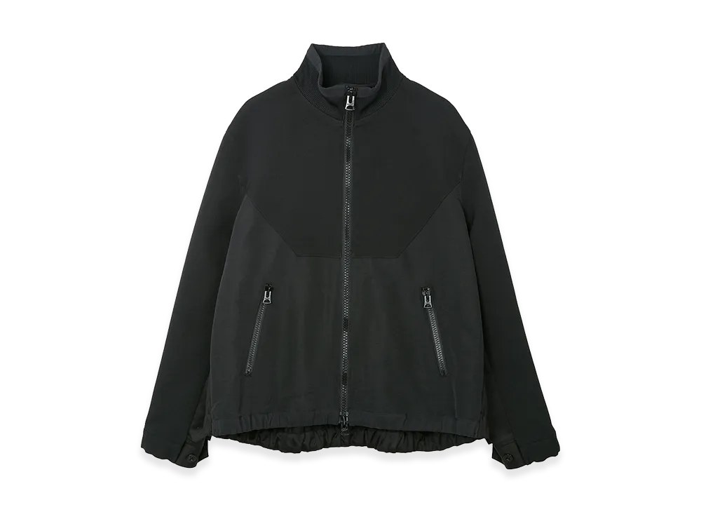 sacai Cotton Chino x Matelasse Twill Blouson Isetan Exclusive "Black"