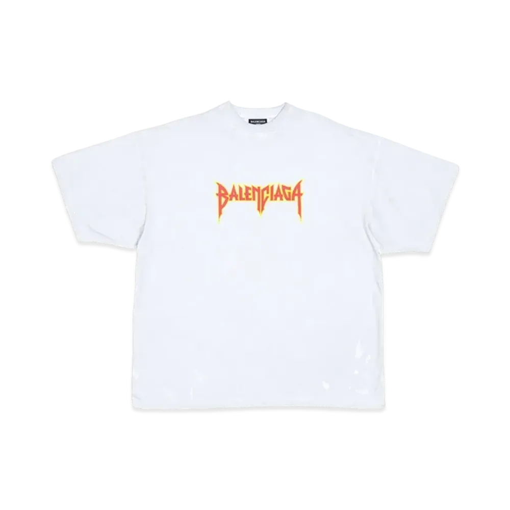 BALENCIAGA Metal T-shirt Oversized "White"