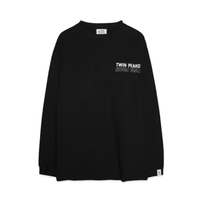 MANASTASH TWIN PEAKS L/S TEE 01 "BLACK"