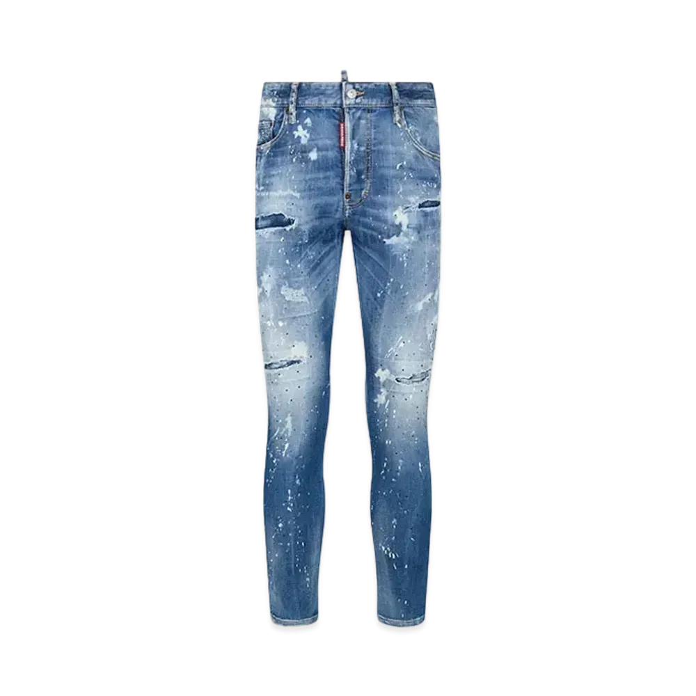 Dsquared2 Medium Iced Spots Wash Super Twinky Jeans "Navy"