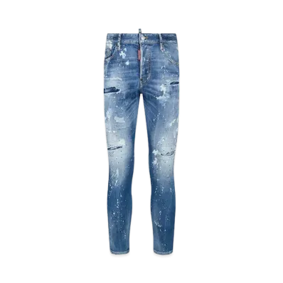 Dsquared2 Medium Iced Spots Wash Super Twinky Jeans "Navy"