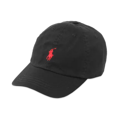 Polo Ralph Lauren Kids Cotton Chino Baseball Cap "Black"