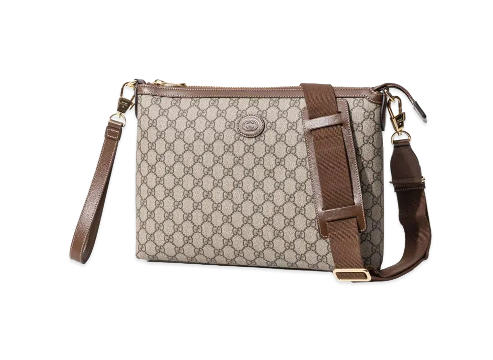GUCCI Large Interlocking G Crossbody "Beige"