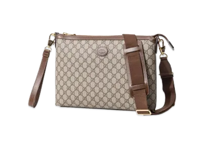 GUCCI Large Interlocking G Crossbody "Beige"