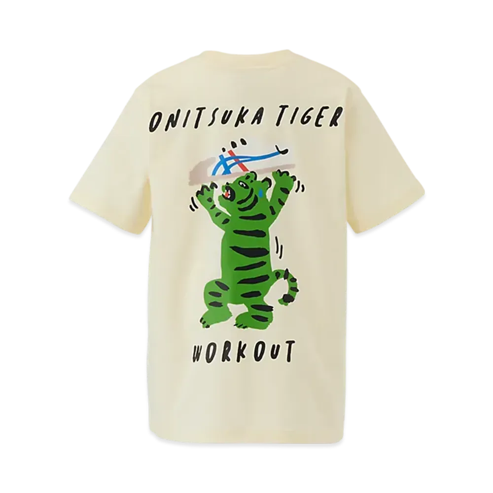 Onitsuka Tiger Kids Graphic Tee "Beige"
