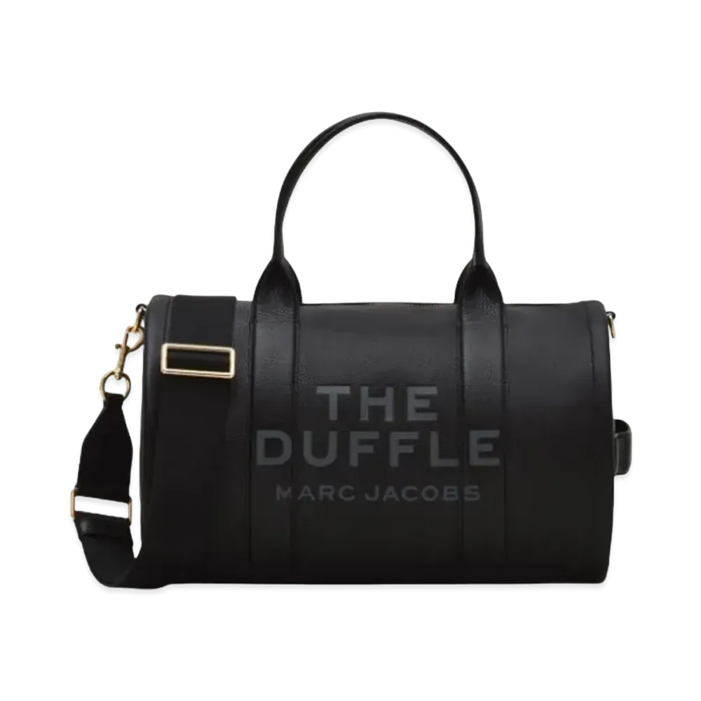 Marc Jacobs The Leather Large Duffle Bag "Black"