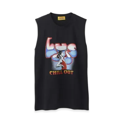 HYSTERIC GLAMOUR Sound of Chill Out Sleeveless "Black"