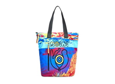 LOEWE Shopper In Recycled Printed Nylon "Multicolor"