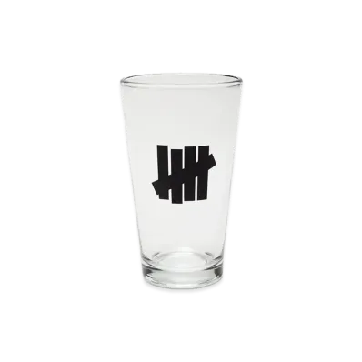 UNDEFEATED Pint Glass "Black"