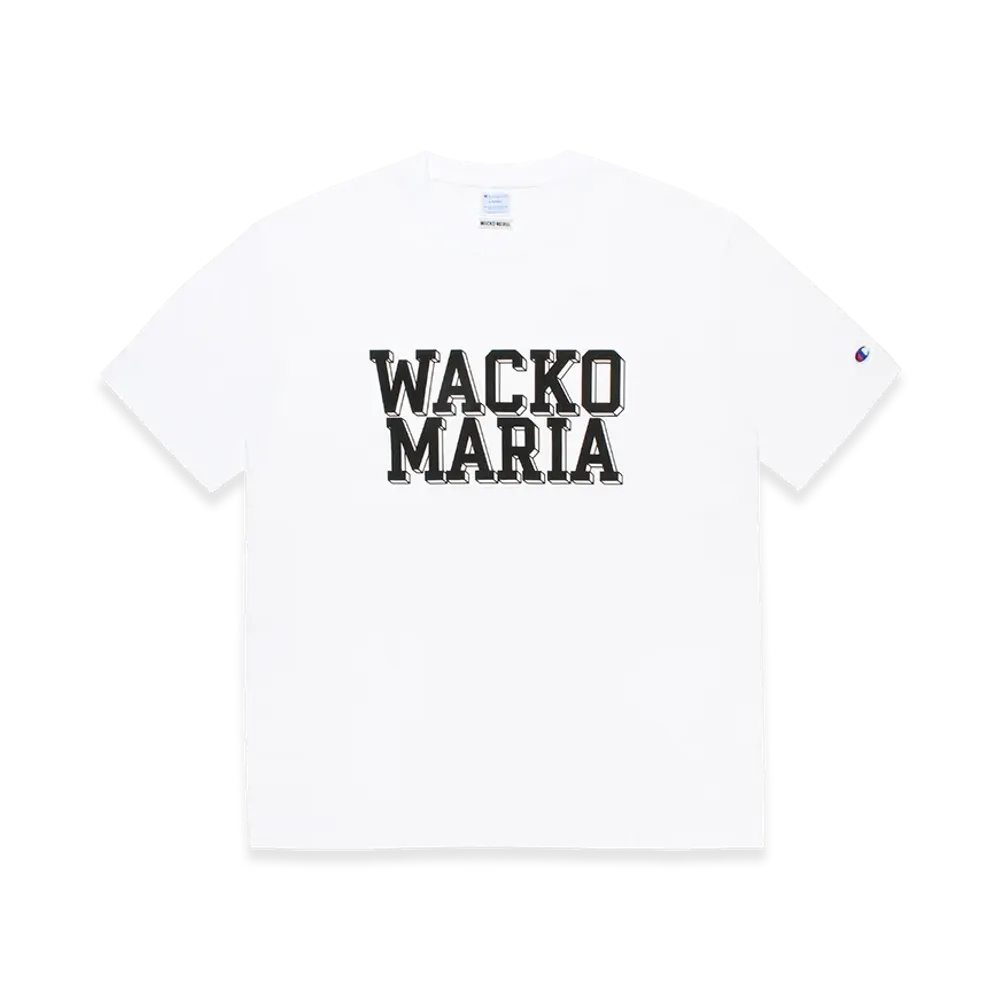 WACKO MARIA x Champion Heavy Weight T-Shirt "White"