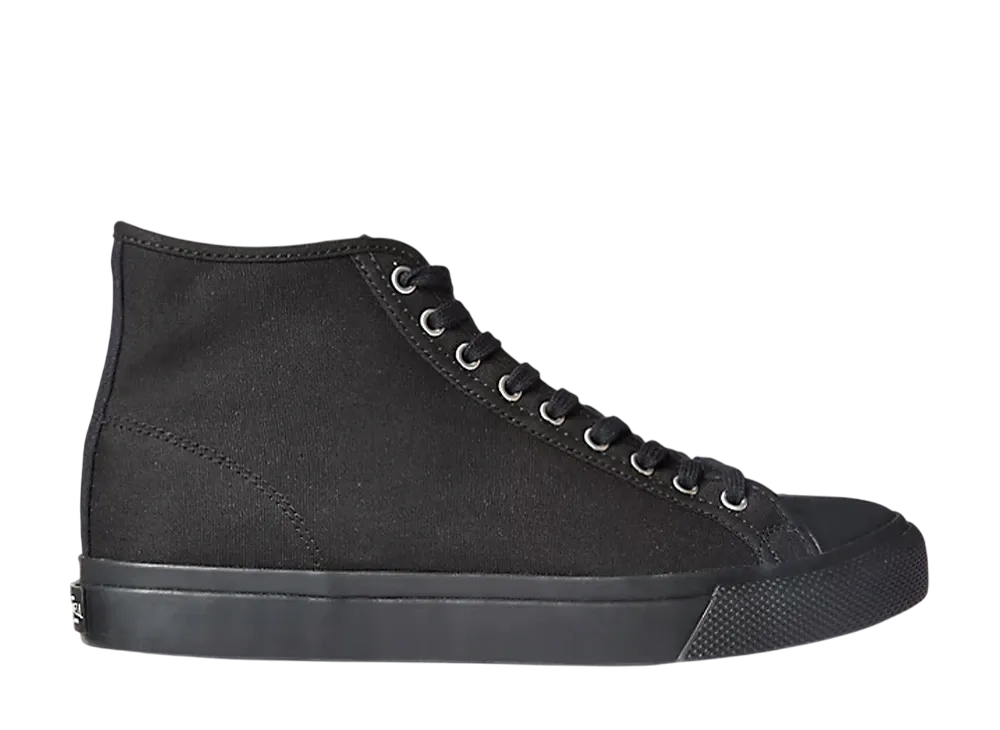 RRL Ralph Lauren Mayport Canvas Sneaker "Black"