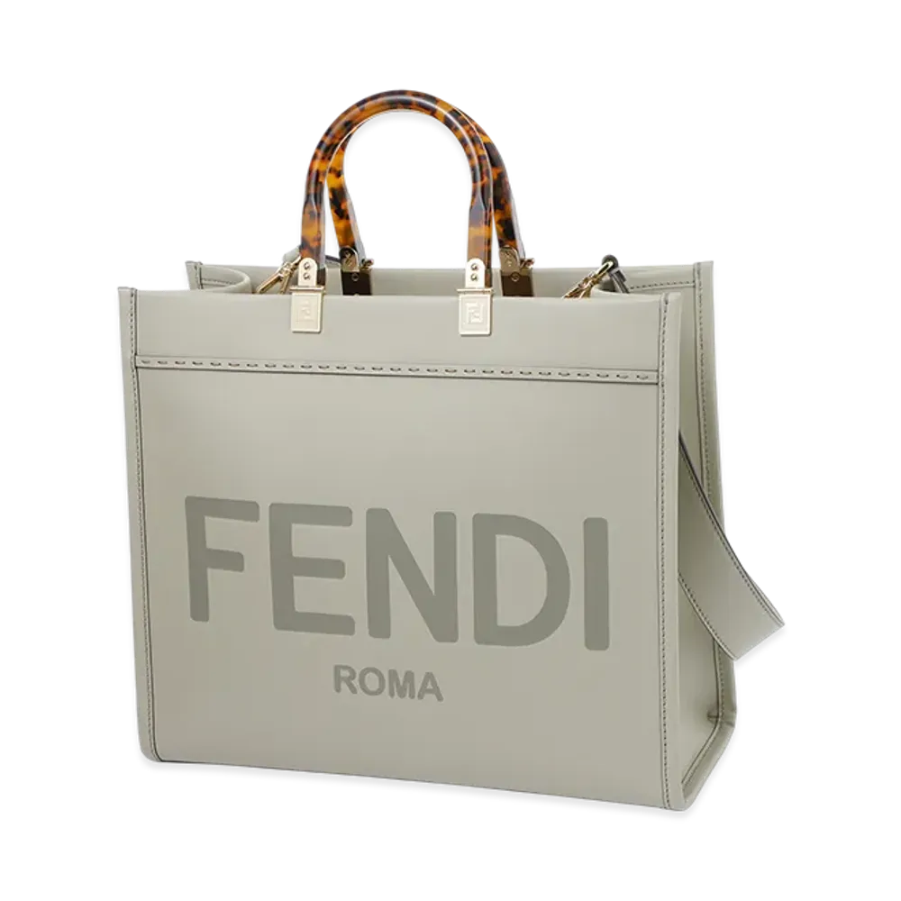 FENDI 2Way Tote Bag/Sunshine Medium "Greentea"