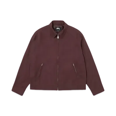 Stussy Garage Jacket Gabardine "Maroon"