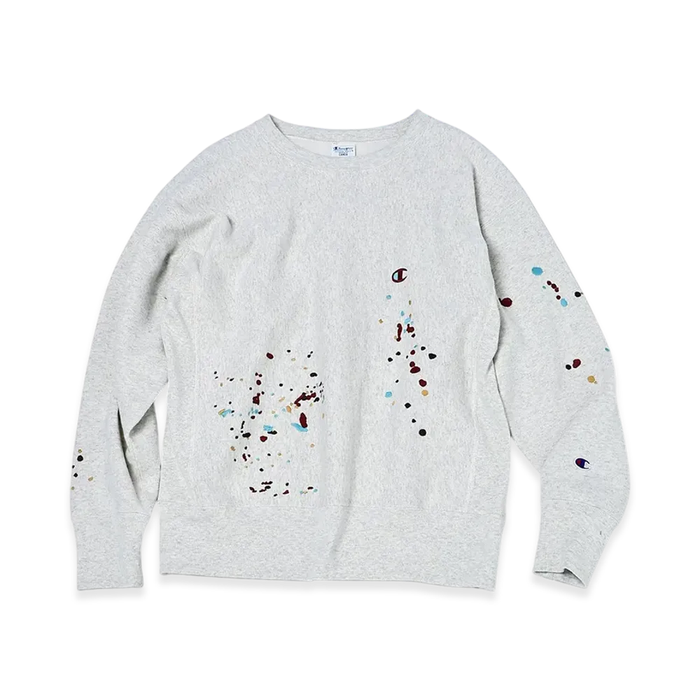 Champion x JOURNAL STANDARD relume Reverse Weave Embroidered Splash Sweat "Natural"