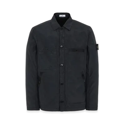Stone Island 44229 S.I.P.A/PL Seersucker TC Overshirt - 20SS "Black"