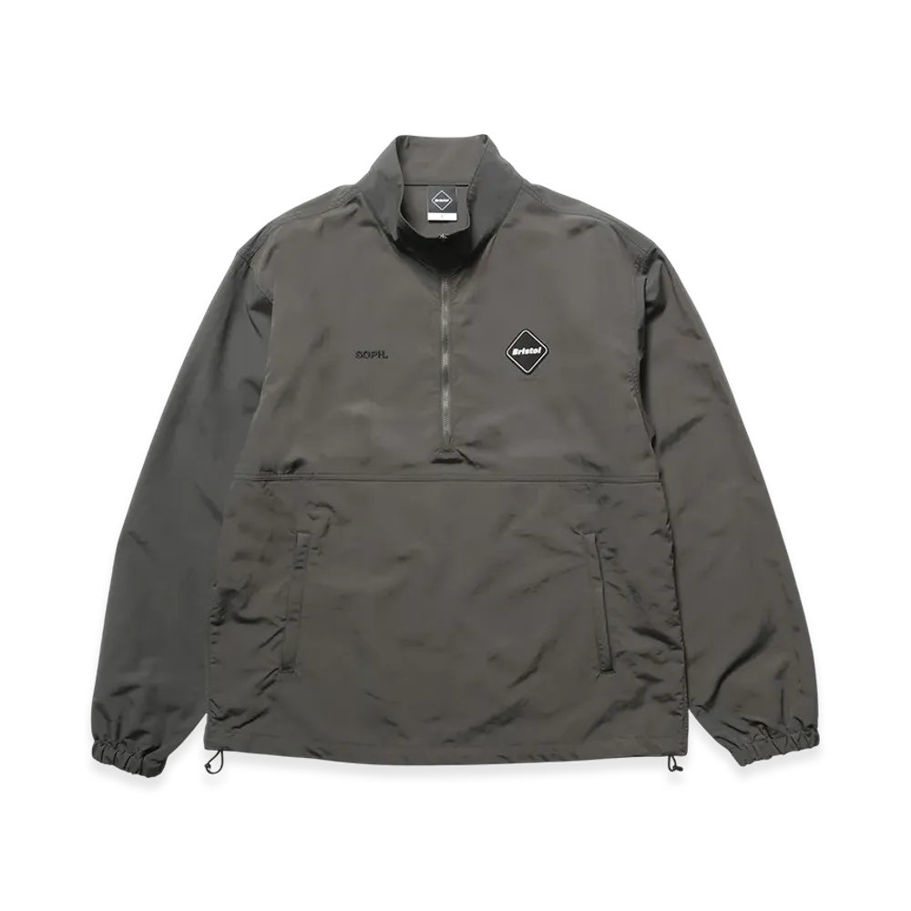 F.C.Real Bristol Nylon Quarter-Zip Blouson "Charcoal Gray"