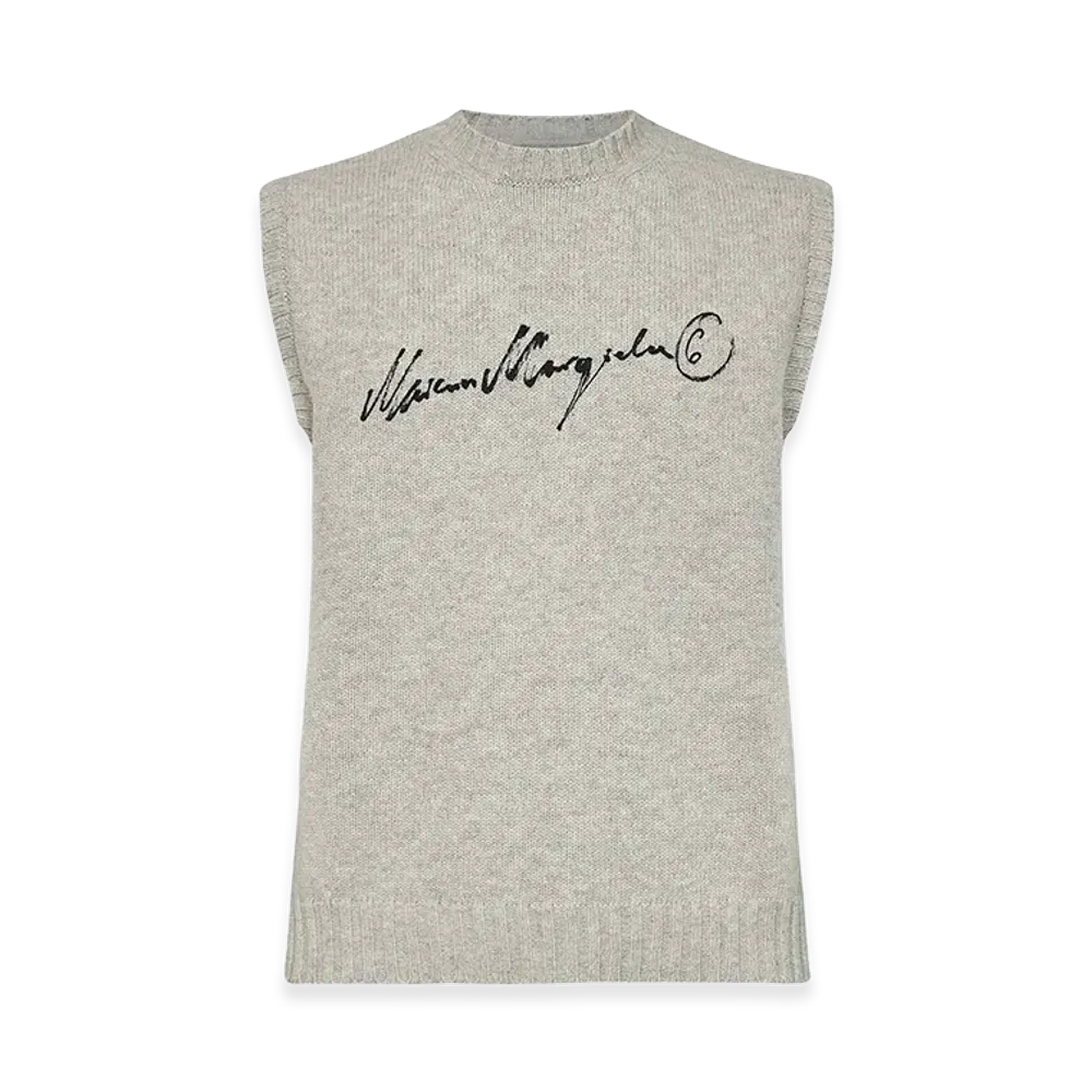 MM6 Maison Margiela V-neck Gilet "Gray"