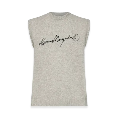 MM6 Maison Margiela V-neck Gilet "Gray"
