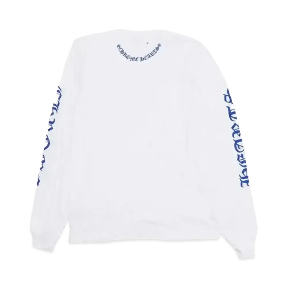 Chrome Hearts Neck Logo Pocket L/S Tee "White"