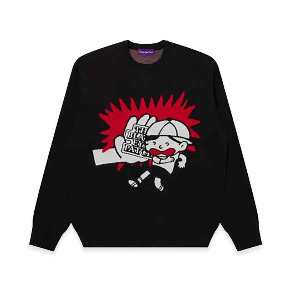 BlackEyePatch Tobidashi OG Label Knit Sweater "Black"