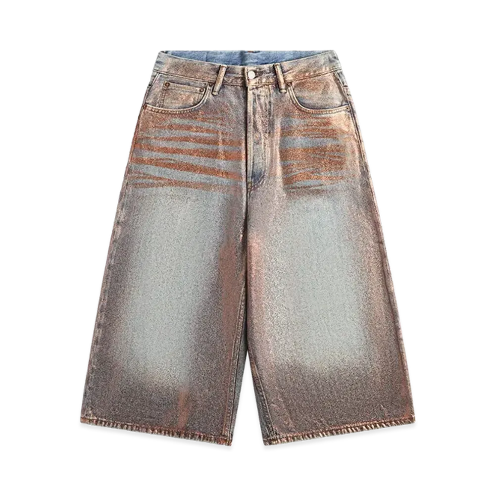 Acne Studios Denim Short "Rose Copper/Light Blue"