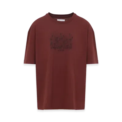 Maison Margiela T-Shirt "Dark Bric Red"