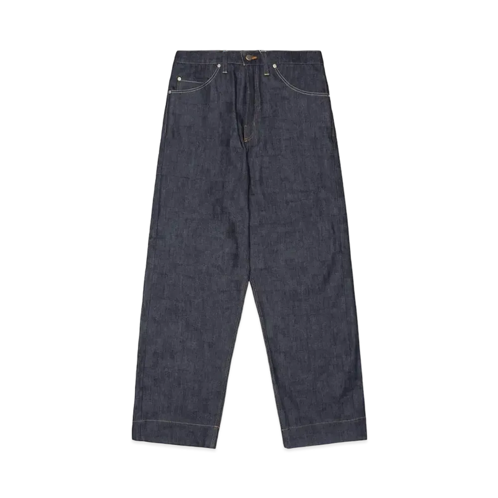 ANREALAGE AZ WIDE DENIM PANTS "INDIGO"