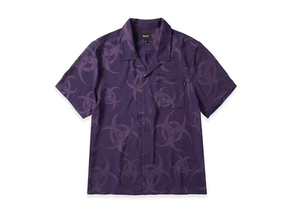 HUF Sector Jacquard Shirt "Dark Berry"