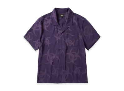 HUF Sector Jacquard Shirt "Dark Berry"