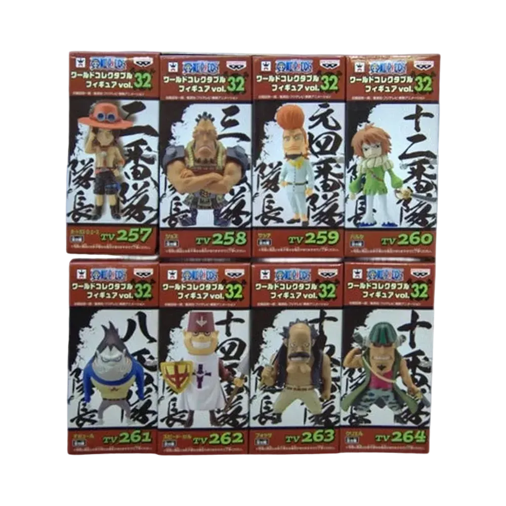 Banpresto One Piece World Collectable Figure Vol.32 Complete 8 Piece Set