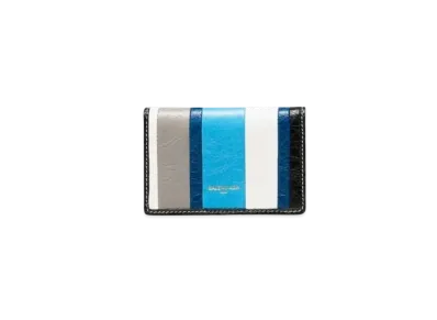 BALENCIAGA Bazar Card Holder Bazar Accessory "Blue/Gris"