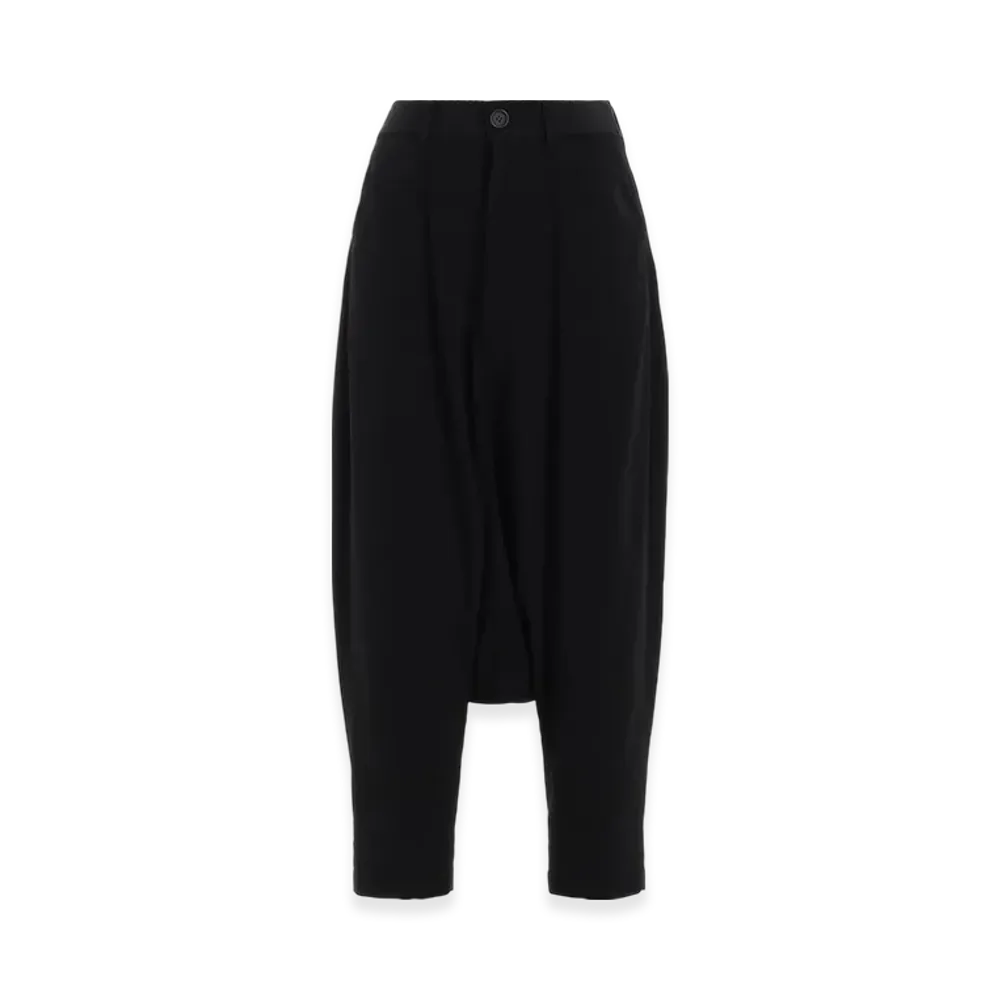 Yohji Yamamoto Ta/Pe Crepe De Chine R-Mackin Saruel Pants "Black"