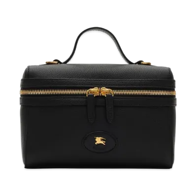 Burberry Women's Bloomsbury Vanity Bag "Black/Calico Beige"