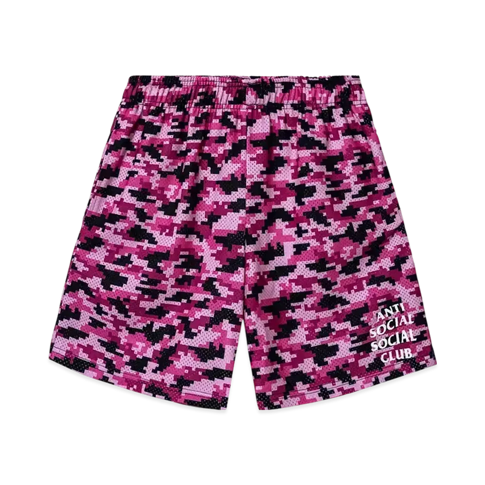 ANTI SOCIAL SOCIAL CLUB Pixel Camo Shorts "Pink"